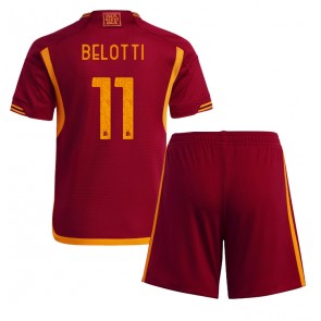 AS Roma Andrea Belotti #11 Domaci Dres za Dječji 2023-24 Kratak Rukavima (+ kratke hlače)